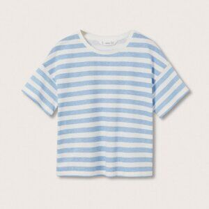 Mango Striped Cotton T-shirt 5/6